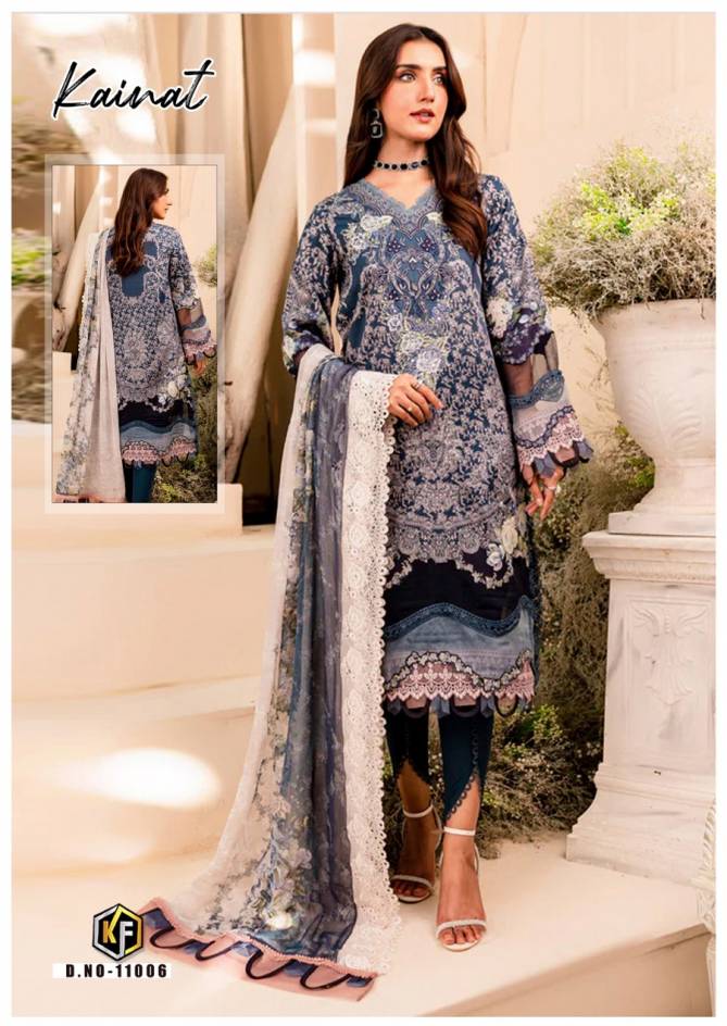 Kainat Vol 11 By Keval Printed Lawn Cotton Dress Material Wholesale Price In Surat
